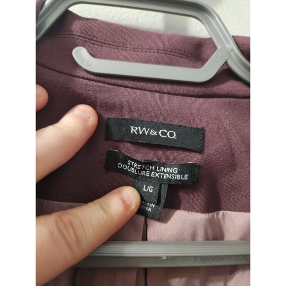 RW&CO Women Blazer Stretch Lining Size Large New With Tag - Picture 3 of 9